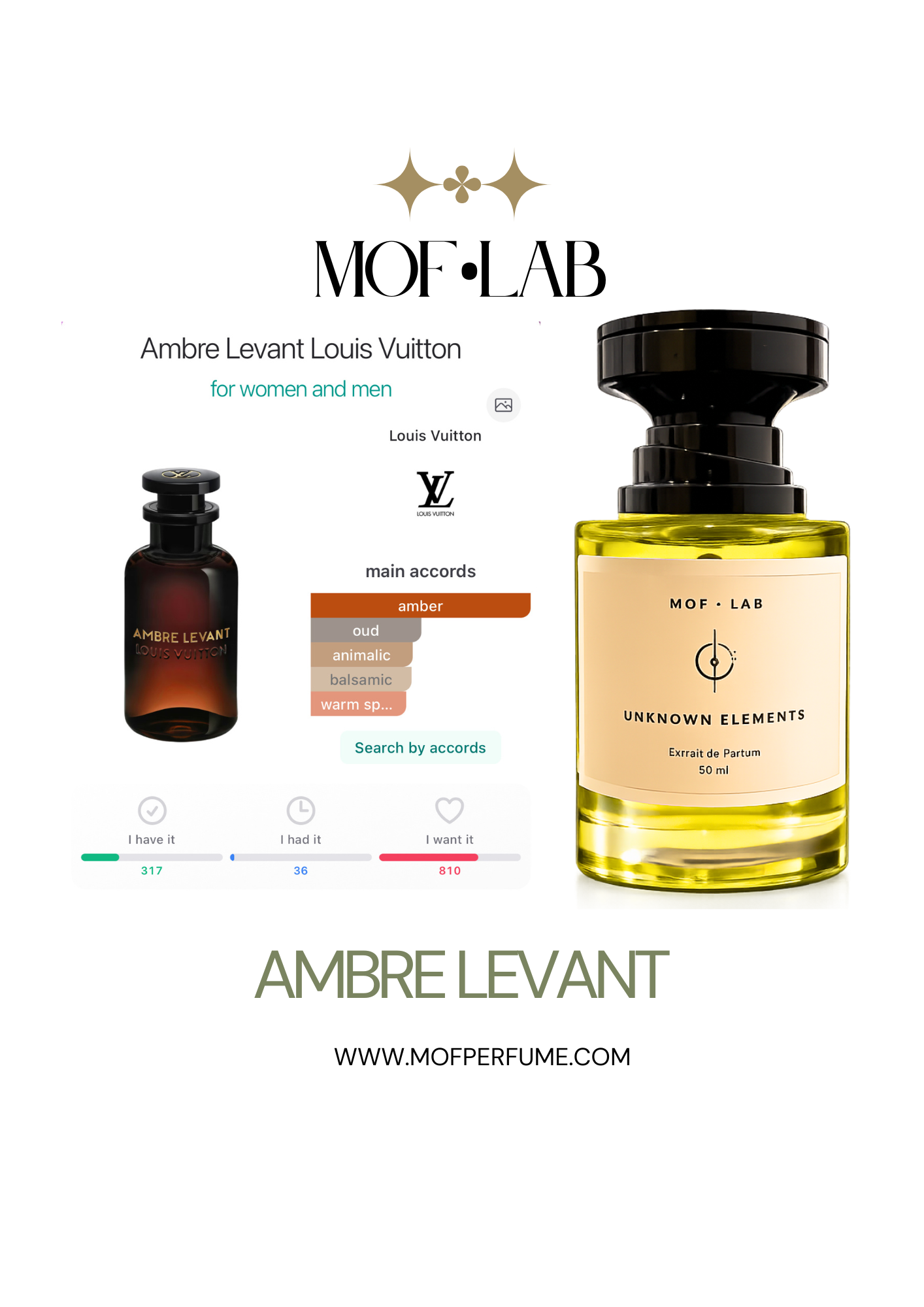 MOF - Levante / inspired by Ambre Levant LV